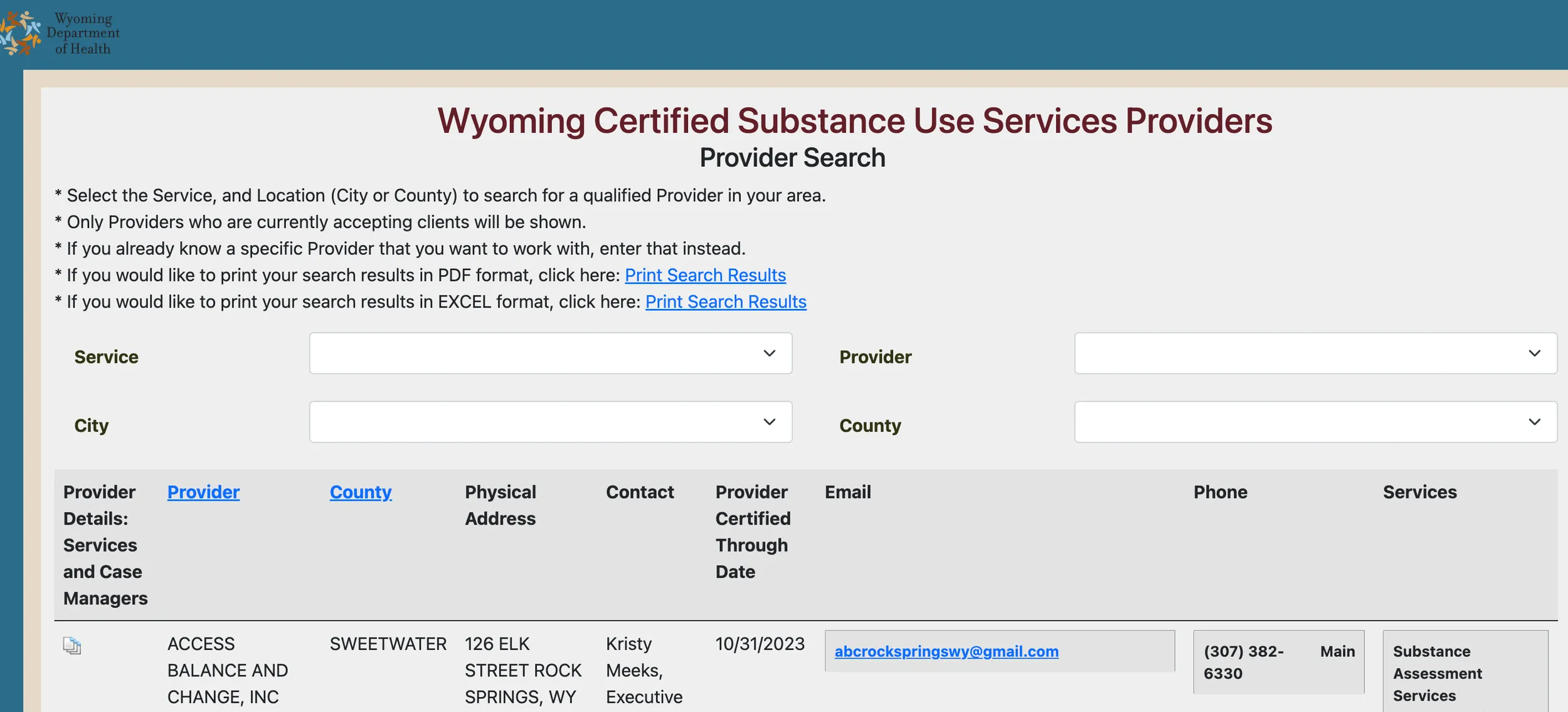 wyoming sober living recovery residence database list of homes