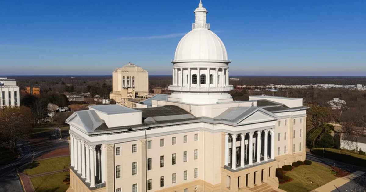 Alabama State Capitol building in Montgomery representing AARR state affiliate