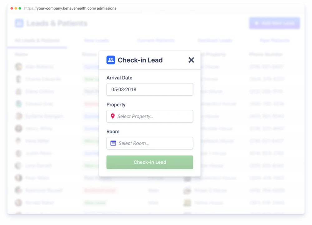 Put your admissions process in the cloud and forget about the paperwork chaos. Every sober living home needs a simple, clean way to process admissions that saves time and sanity.