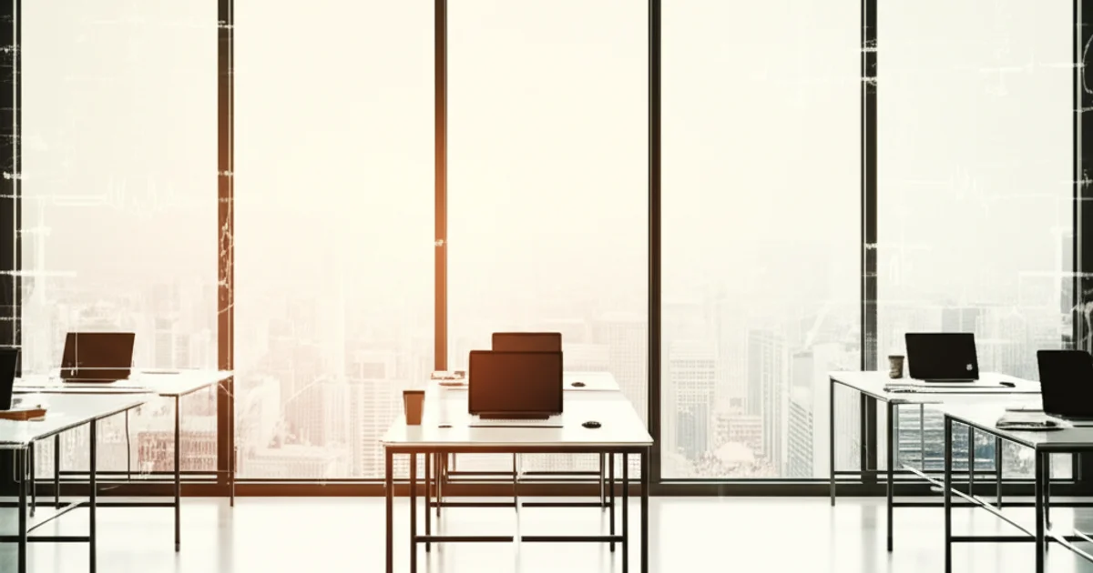 Modern workspace representing halfway house management software solutions