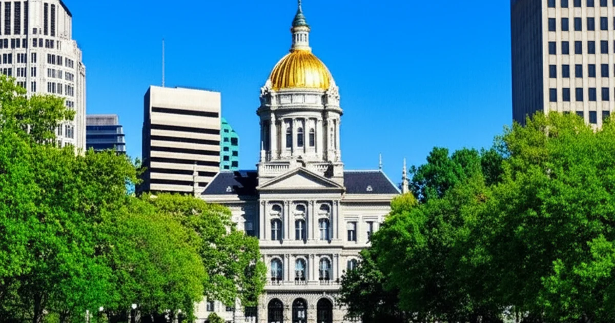 New Jersey State House in Trenton representing state recovery housing regulations