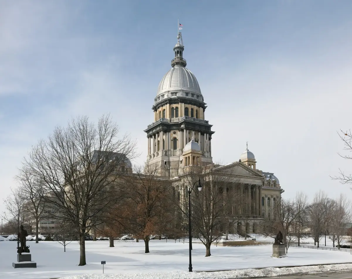 Illinois State Capitol - recovery housing certification information