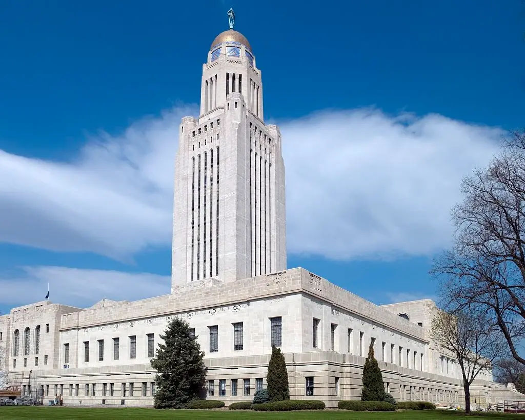 Nebraska State Capitol in Lincoln - recovery housing certification information