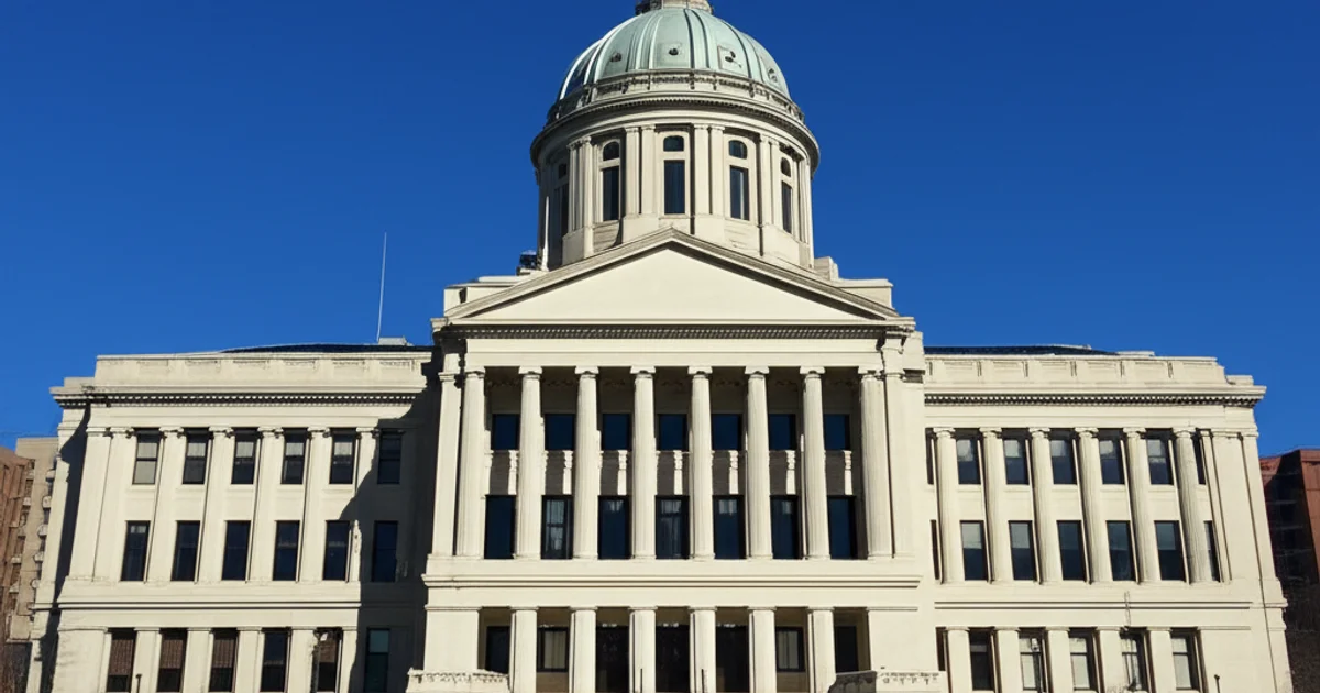 Ohio State Capitol building in Columbus representing ORH state recovery housing affiliate