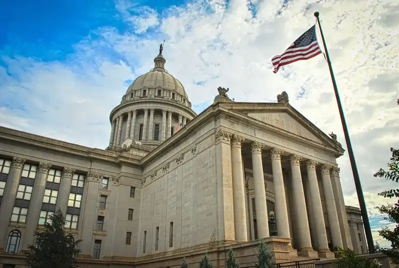 Oklahoma State Capitol building in Oklahoma City - representing Oklahoma's NARR affiliate OKARR