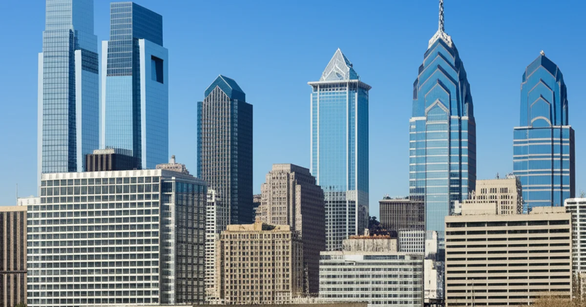 Philadelphia skyline representing PARR Pennsylvania recovery housing affiliate