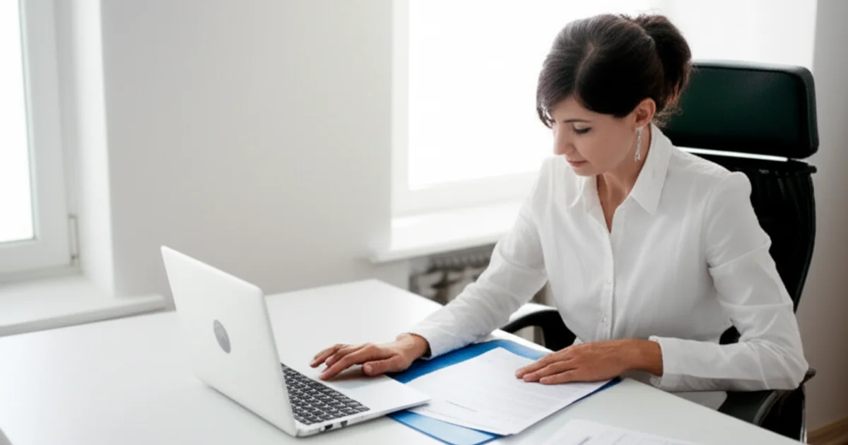 Sober living home operator reviewing solutions and management strategies at desk