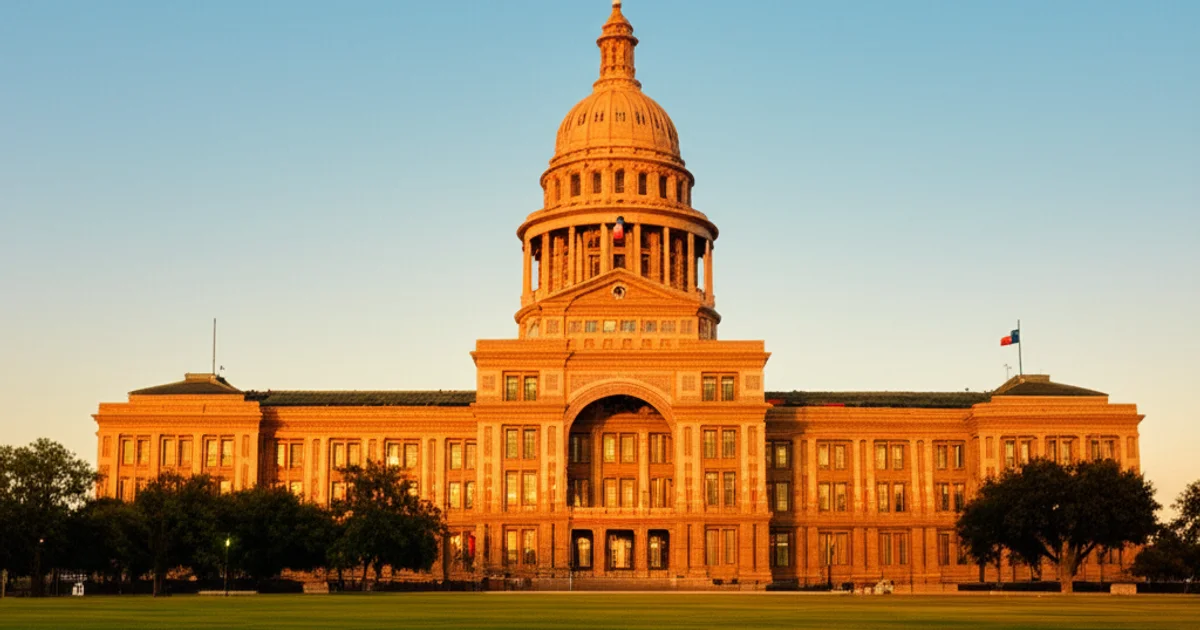 Texas State Capitol building in Austin representing TROHN state recovery housing affiliate